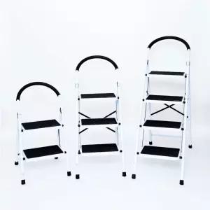 샵100 접이식 사다리 가정용 A형 이동식 계단 안전 광폭 발판 튼튼 2단,3단,4단