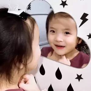 [텐바이텐]키즈 구름 거울 +시트지set / 아크릴 안전거울