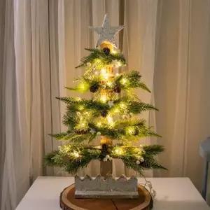 [텐바이텐]크리스마스 이젤 미니트리 LED 노르딕메트로 58cm 테이블 장식