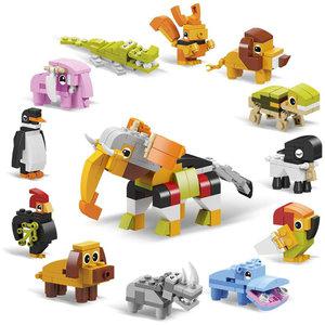 애니멀킹덤 동물블럭세트 12가지 동물피규어