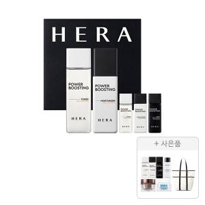 헤라 옴므 파워부스팅 2종세트+증정(하이드로 리플렉팅 마이크로 크림 25ml+파워부스팅 스페셜키트3종 키트+딥 클렌징 오일 50ml+에이지 어웨이 에스테틱 BX 크림 25ml+쇼퍼백 공용) 각 1개 (총 5개)