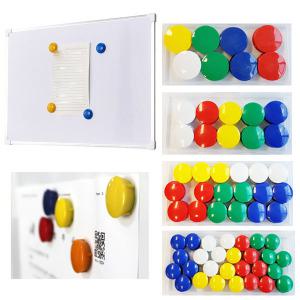 칼라 원형자석 화이트보드 칠판 냉장고 특대형 대형 중형 소형 미니