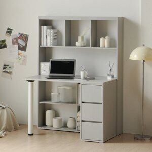 [바로방 가구]라미 책상 책장 세트 학생 1인 전면 수납형 편수 책상 서재 공부 서랍장