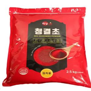 청양식품 햇살고운 청결초 김치용 고추가루2.5kg 1개