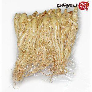 [대명이네 인삼농장]콩난발 25뿌리내외 750g/세척 인삼 수삼 주스용 홍삼용 삼계탕용