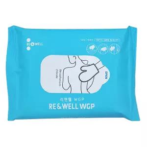 [리앤웰] 워시글러브 물없이 사용하는 환자용 클렌징 세척장갑 1팩(6매)