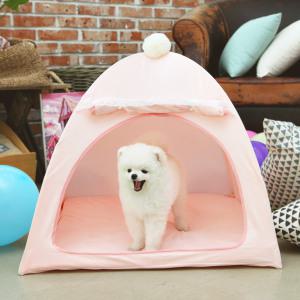 펫스타 애견 텐트 하우스 강아지텐트 숨숨집 방석세트