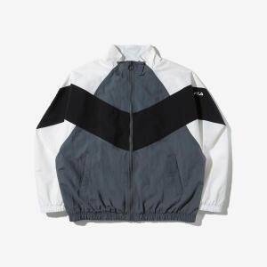[FILA] 온라인 단독 브이 배색 경량 자켓 (FE2JKF5102X_GRY)