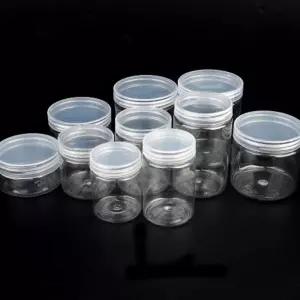 투명플라스틱 미니원형용기 PVC원형통 소품보관통