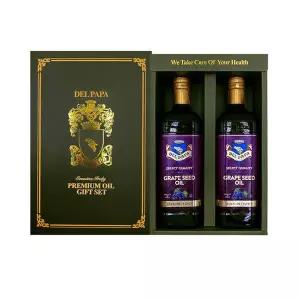 델파파 포도씨유 1리터 포도씨오일 2병 선물세트
