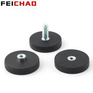 자석 자동차 흡입 컵베이스 D22 D28 고무 코팅 M4 M5 M6 마운트 SLR 카메라  LED 라이트 바 스탠드 홀더