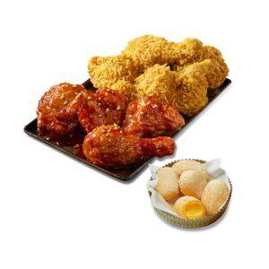 [BBQ] 황올반+BBQ양념반+황금알치즈볼