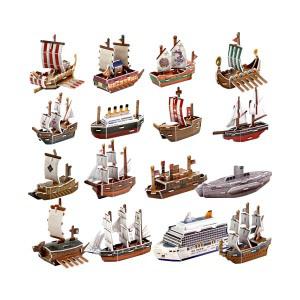 스콜라스/3D 입체퍼즐 / 세계 유명 미니 배시리즈 (16종) / 종이접기 / 뜯어만드는 세상