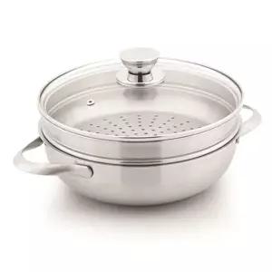 [롯데백화점]퀸센스 리파인드 올스텐 인덕션 찜냄비 24cm