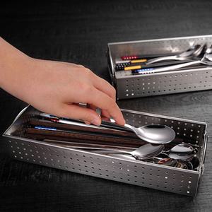 올스텐 식기세척기 물빠짐 숟가락통 사각 타공 수저통