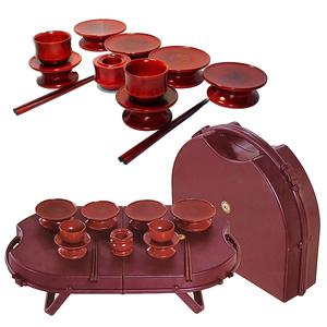 혼이담긴 원목 제기세트 12pcs (휴대용 제수용품 목기 성묘 제사 차례 추석 설날 명절)