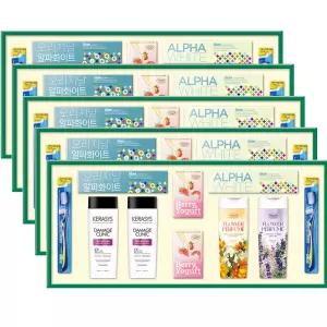 애경 다온 14호 선물 세트 5개 (1BOX) / 명절 추석 설날 샴푸 바디워시 치약 칫솔 비누