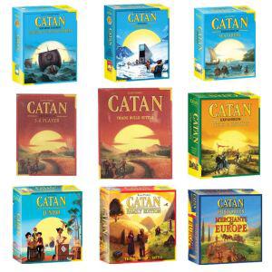 Catan 보드 게임 CATAN 기본 확장 5-6 바다 퍼즐 레저 카드의 국경 간 영어 버전