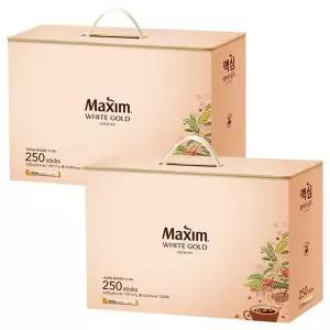맥심 화이트골드 500T (250Tx2개)
