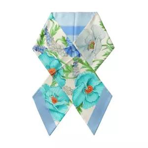 페라가모 스카프 양귀비 프린트 실크 320839 771396