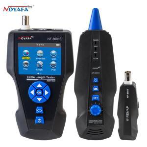 NOYAFA NF-8601S 네트워크 케이블 테스터, 다기능 TDR, PoE, 핑, 포트 플래시 전압 와이어맵 길이 측정