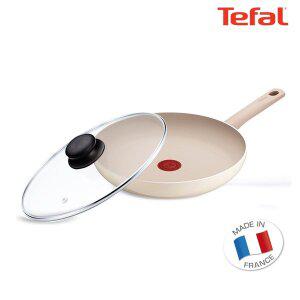 [테팔] 티타늄2X 글로시샤인 후라이팬 28cm+유리뚜껑