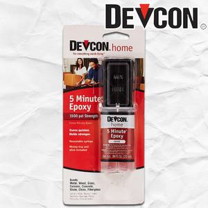 데브콘 DEVCON 25ml 5분 에폭시 다목적 투명 주사기 타입 금속 접착제 20845