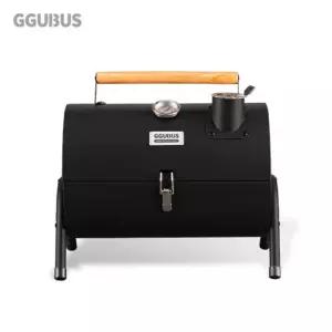 꾸버스 카고 바베큐그릴 블랙 감성 캠핑 야외 훈제 직화 휴대용 숯불 그릴 화로대