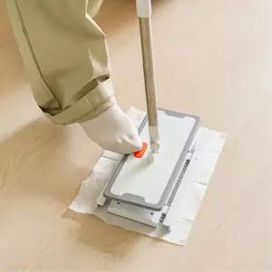 바닥 청소용 발로 누르는 원터치 교체 청소포 밀대 막대걸레