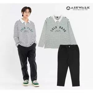 [에어워크주니어]스프라이트 카라티 밴딩 데님 팬츠 상하세트