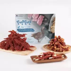 [유통기한 26.04.27] 펫토리아 뚝딱뚝딱 강아지간식 대용량 오리 콤보 1kg