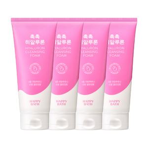 해피바스 히알루론 클렌징폼 200g, 촉촉, 4개