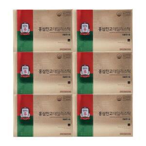 정관장 홍삼진고 데일리스틱 10g x 20포 (쇼핑백 동봉) 6박스 Ss