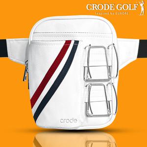 크로드 파크골프 파우치 프리미엄 가죽 가방 공 홀더 허리 힙색 파크골프용품