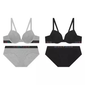 [게스언더웨어](강남점)면모달 컬러로고 캐주얼(2종택1)와이어브라+팬티세트(GDWBRA11/PTA11)