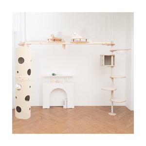 아일랜드 브릿지 전망대 세트 300cm (길이조절가능) - 톡톡팩토리 고양이 캣타워
