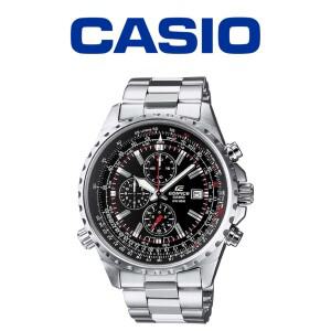 카시오 에디피스 Edifice 메탈 파일럿 항공 남자 손목 시계 EF-527D-1AVEF