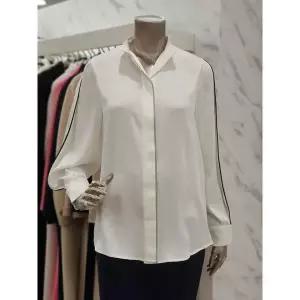 [미니멈] 세이브존01 라인배색 블라우스 MXAAWB1270 (S30552592)