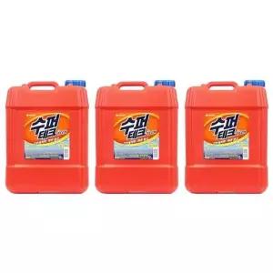 [수퍼테크] 수퍼테크 14L 3개 대용량 세탁세제 겸용