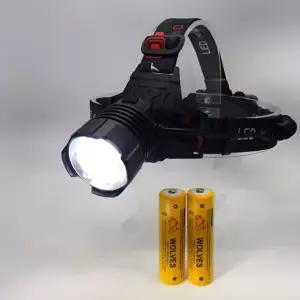 고품질 헤드랜턴 파워 18650배터리 3개 포함 울브스 12000루 LED 컴팩형 (WFH20CT)