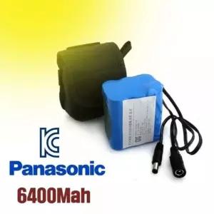 PANASONIC 12V 18650배터리 6개 묶음 6400MAH 배터리 (WFH21EX)