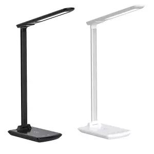 Xtra LED 공부 책상 데스크 탁상용 스탠드 조명 독서등 핸드폰 무선충전