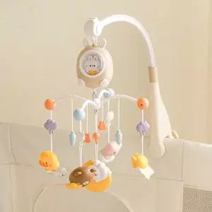 [루나스토리]아기 멜로디 회전 모빌 백색소음 수면등 신생아 백일 장난감