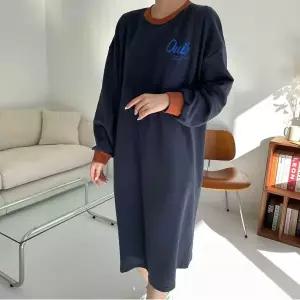 [보리보리/보리맘]바니 수유복 긴팔 수유 원피스 임부복 코튼 맨투맨    ID394