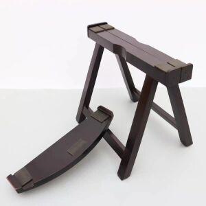 가야금 거치대 받침대 스탠드 거문고 원목 접이식 국악기 연주 공연 선반