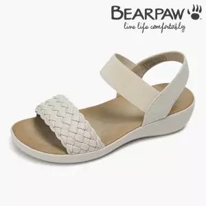 [롯데백화점]베어파우 [여성] HILTON III 힐튼3 BEARPAW 아이보리 3.5CM 스트랩 밴딩 샌들 K2783030-W