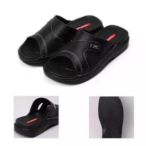 남성 미끄럼방지 사무실 가죽 슬리퍼 직장인 실내화/회사/오피스/학교/병원/선생님/교사/남자/내빈/사무용