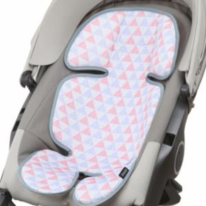 마니또 유아 여름 유모차 쿨 시트 트라이앵글 핑크 BNS