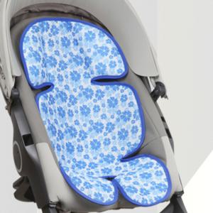 마니또 유아 아기 여름 유모차 쿨 시트 플라워 블루 BNS