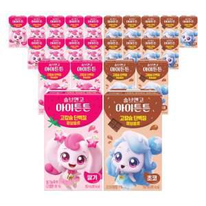 굿 캐치티니핑 솔브앤고 아이튼튼 초코 딸기 혼합 24입